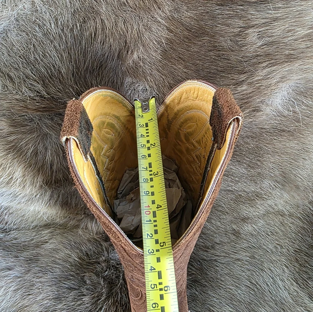 Heritage Boot Company - Womens Suede Western Cowboy Boots - Picture 6 of 10